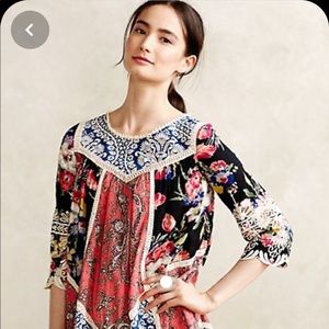 Anthropologie Inez Swing Dress